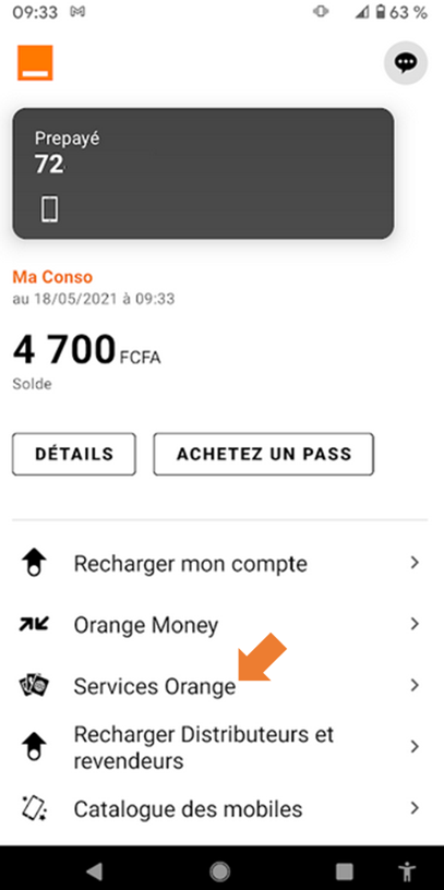 service Orange Ti Mbi